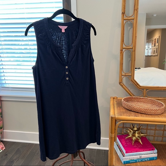 Lilly Pulitzer Navy Essie Dress - Medium - Picture 1 of 3